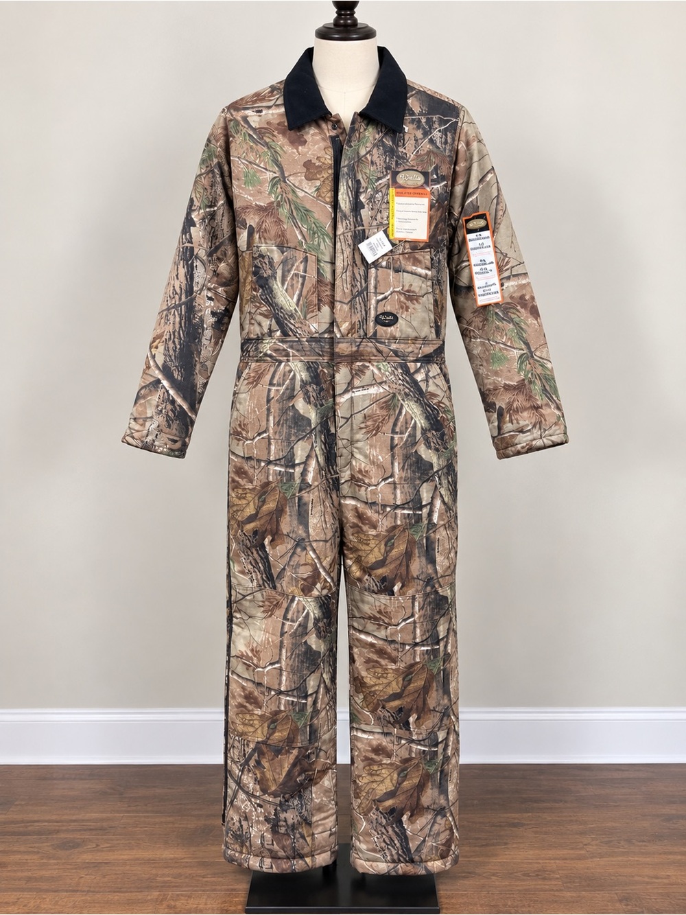 Walls Kids Realtree Camo Insulated Coveralls - Brown & Green